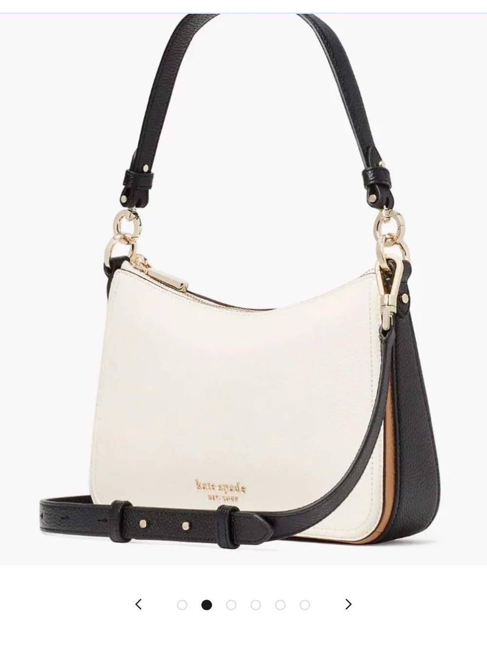 KATE SPADE HUDSON COLORBLOCKED MEDIUM CONVERTIBLE CROSSBODY HANDBAG - Picture 2 of 12